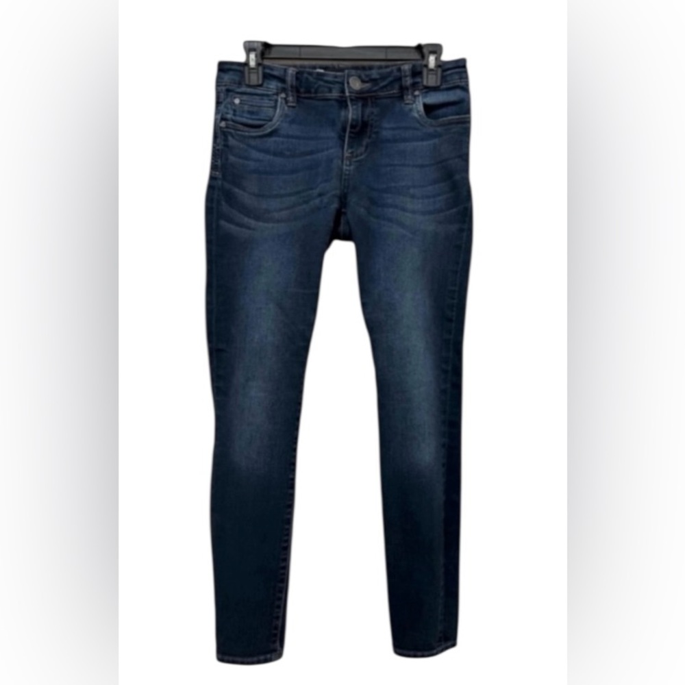 KUT From The Kloth women’s 25 straight leg distressed skinny blue jeans